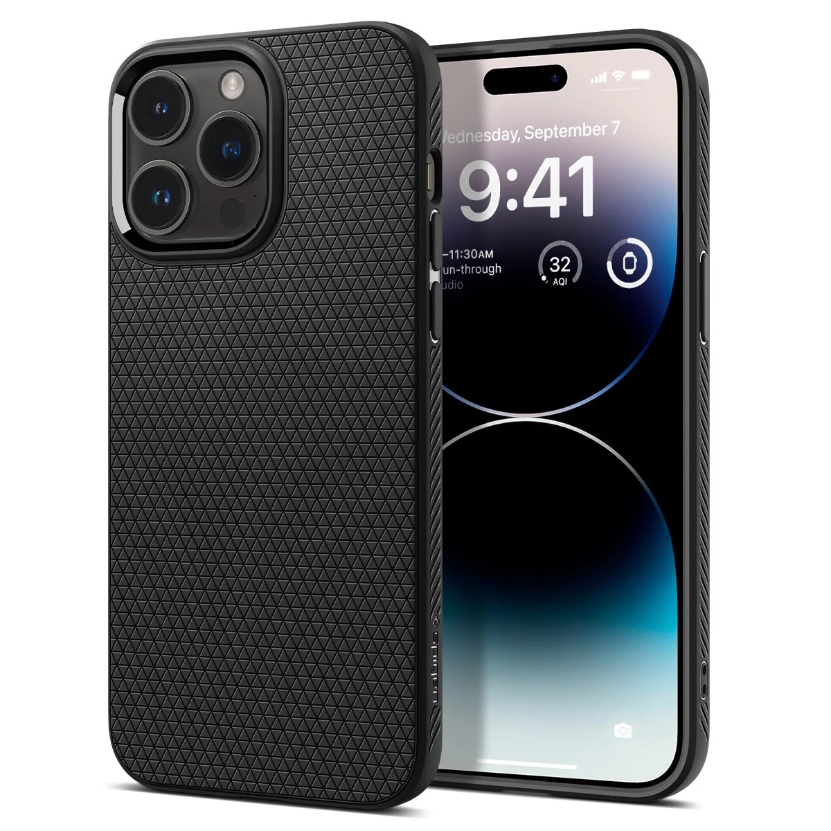 Cover Liquid Air iPhone 14 Pro Max Black