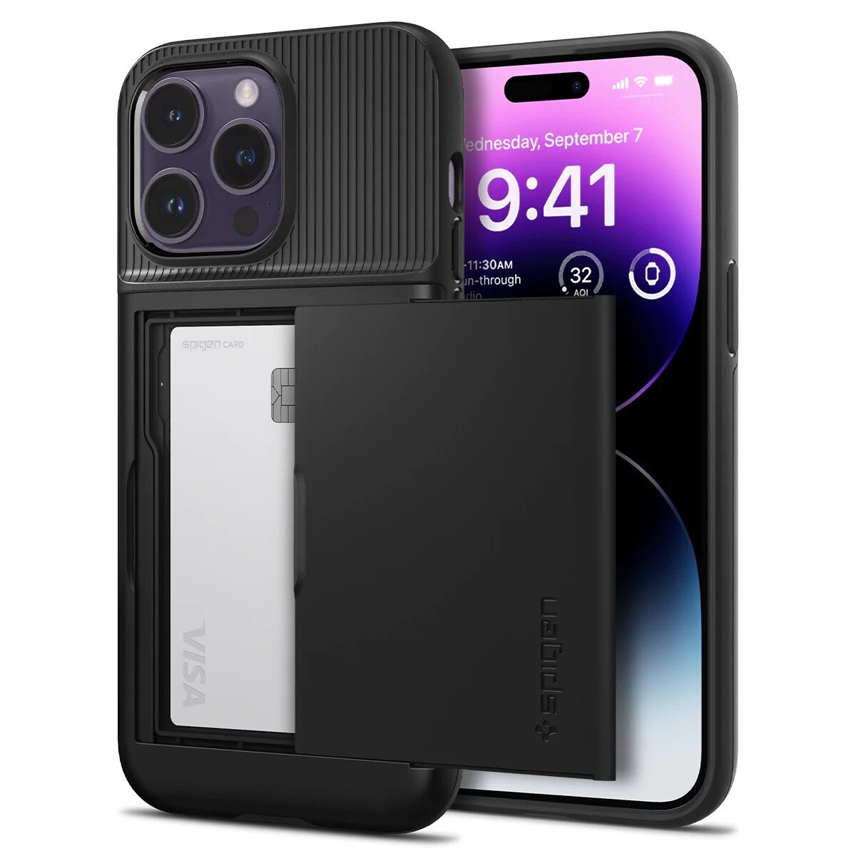 Cover Slim Armor CS iPhone 14 Pro Max Black