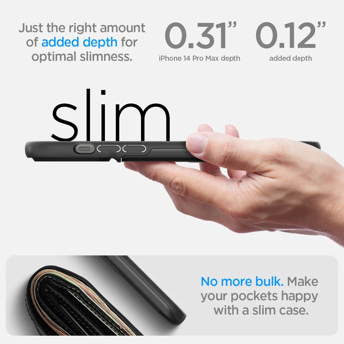Cover Slim Armor CS iPhone 14 Pro Max Black