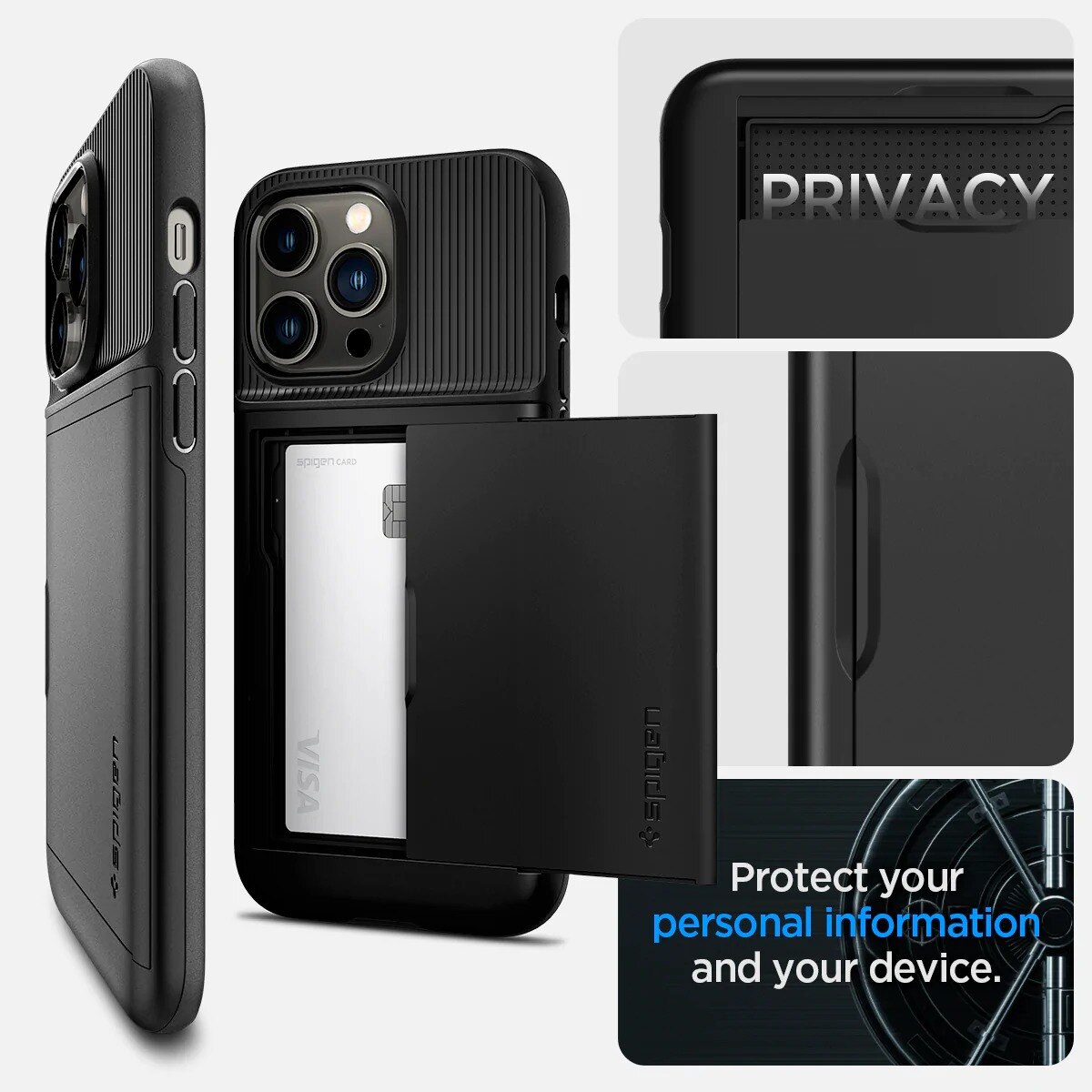 Cover Slim Armor CS iPhone 14 Pro Max Black