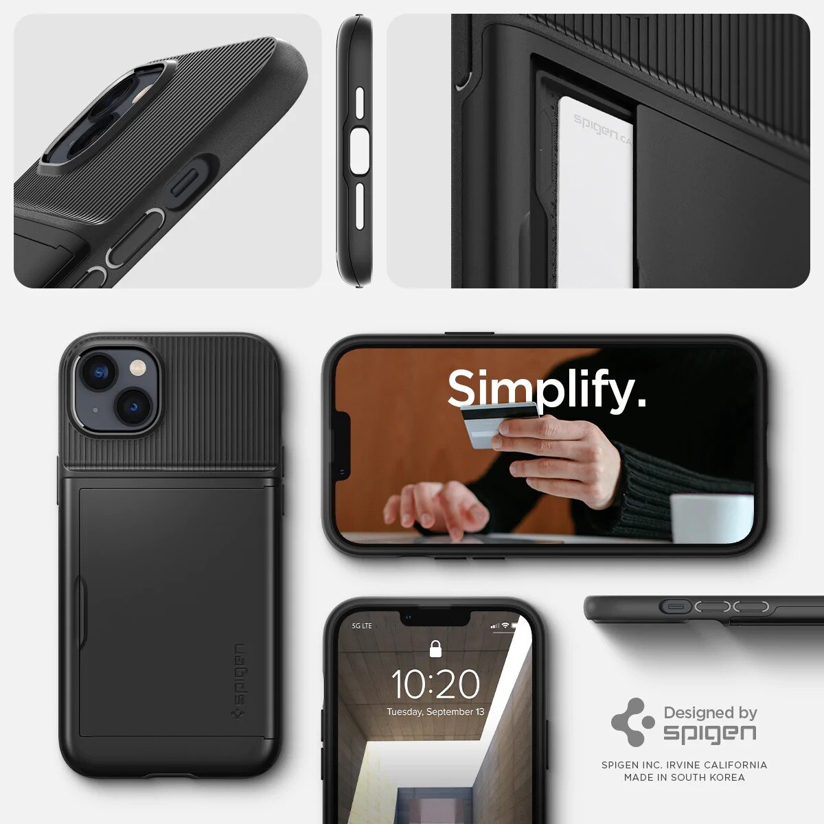 Cover Slim Armor CS iPhone 14 Black