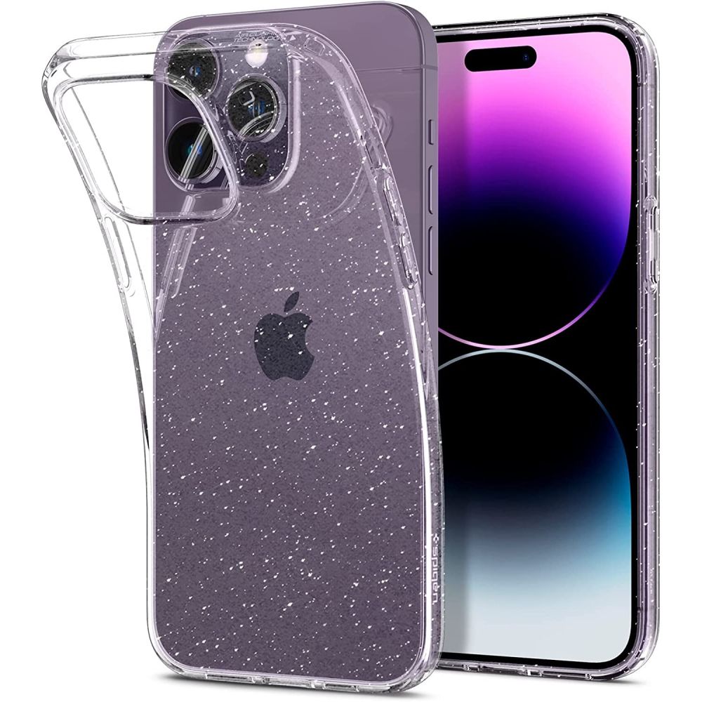 Cover Liquid Crystal Glitter iPhone 14 Pro Max Crystal