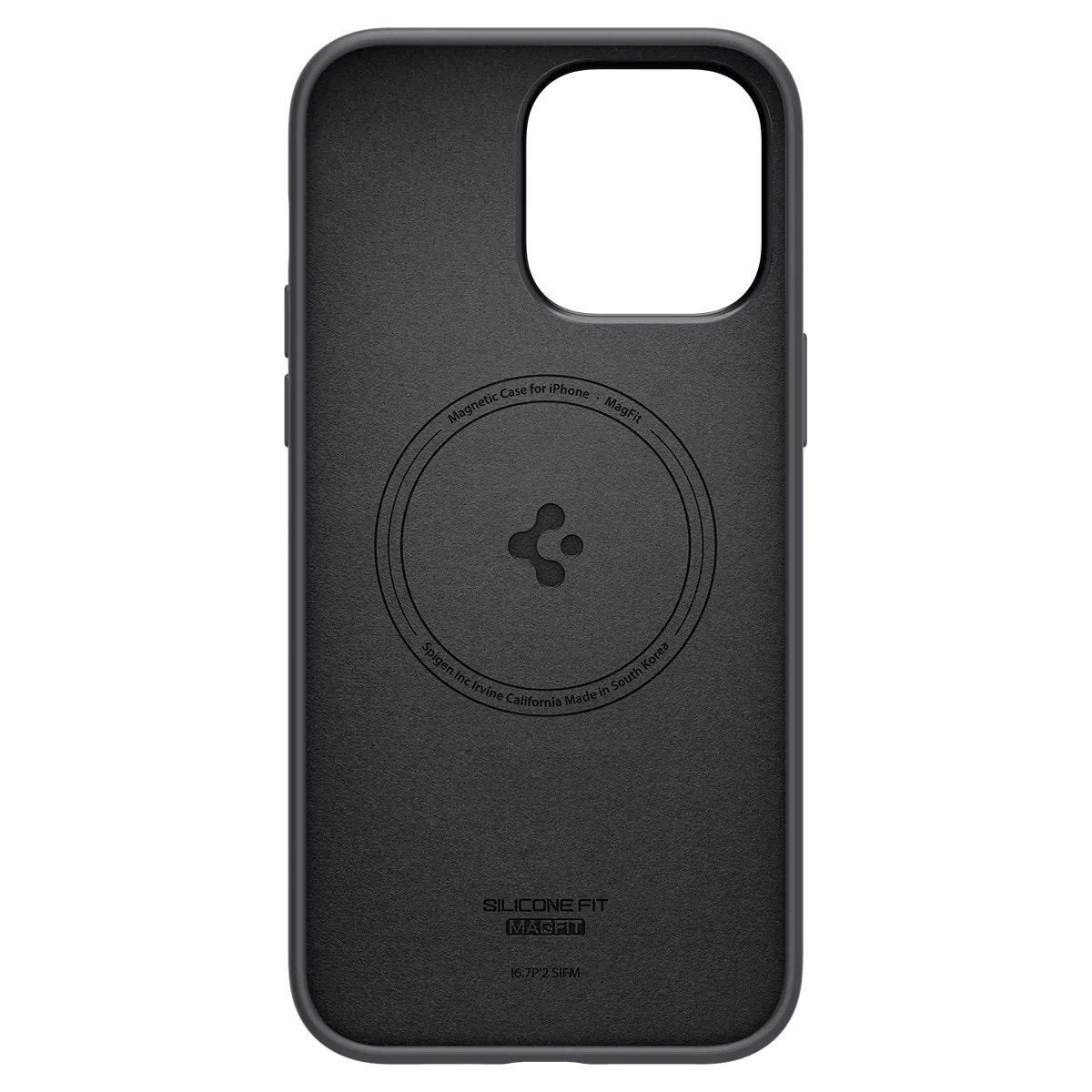Cover Silicone Fit Mag iPhone 14 Pro Black