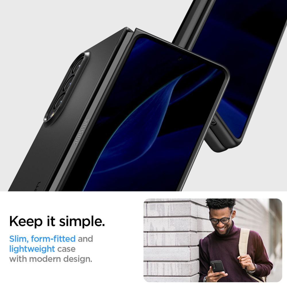 Cover AirSkin Samsung Galaxy Z Fold 4 Black