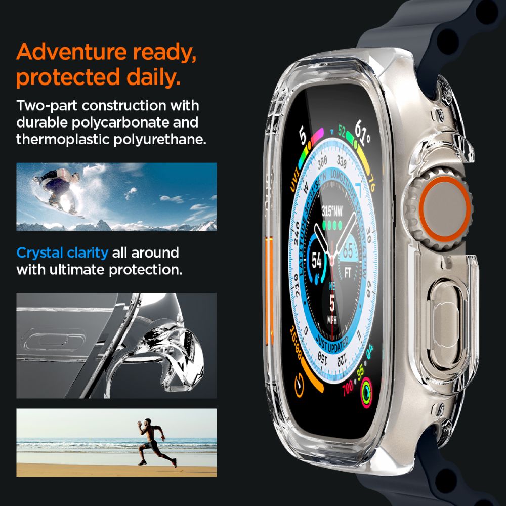 Cover Ultra Hybrid Apple Watch Ultra 2 49mm Crystal Clear