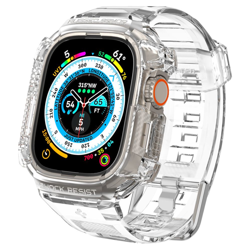 Cover Rugged Armor Pro Apple Watch Ultra 49mm Crystal Clear