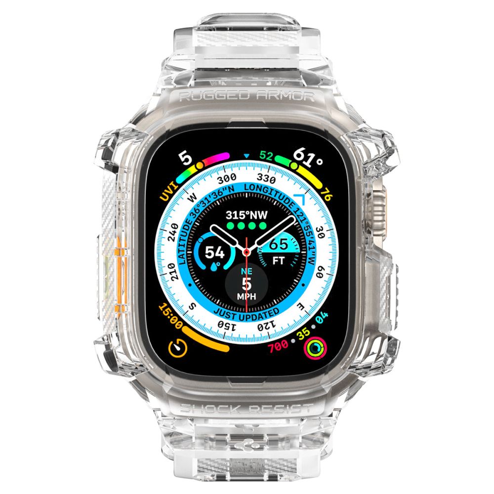 Cover Rugged Armor Pro Apple Watch Ultra 49mm Crystal Clear