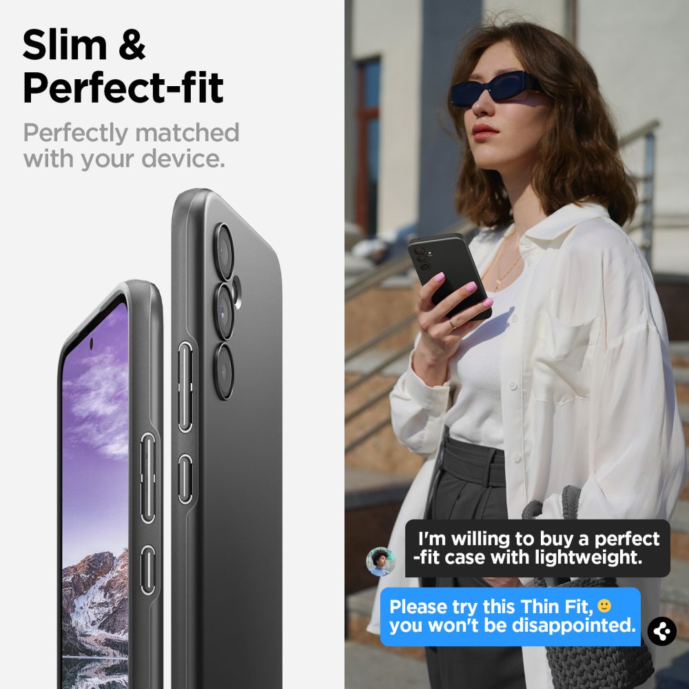 Cover Thin Fit Samsung Galaxy A54 Black