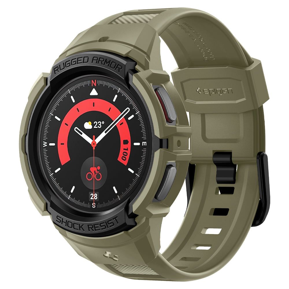 Cover Rugged Armor Pro Samsung Galaxy Watch 5 Pro 45mm Vintage Khaki