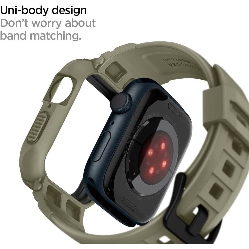 Cover Rugged Armor Pro Apple Watch 45mm Series 9 Vintage Khaki