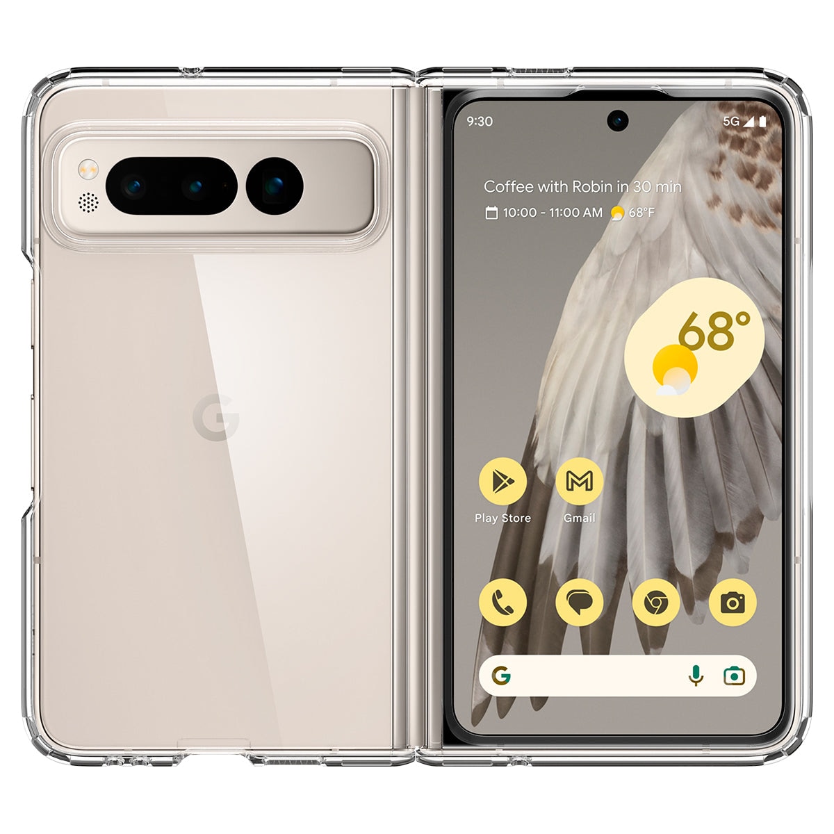 Cover Ultra Hybrid Google Pixel Fold Crystal Clear