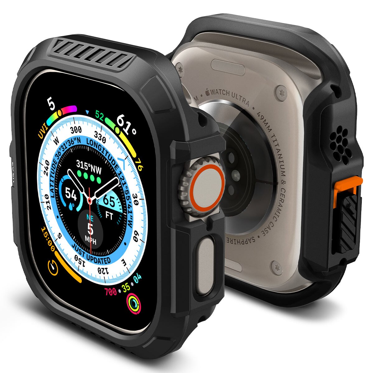 Cover Lock Fit Apple Watch Ultra 2 49mm Black