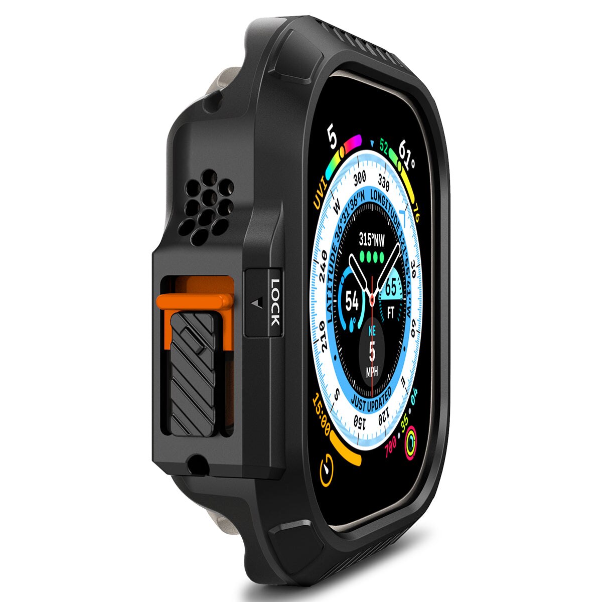 Cover Lock Fit Apple Watch Ultra 2 49mm Black