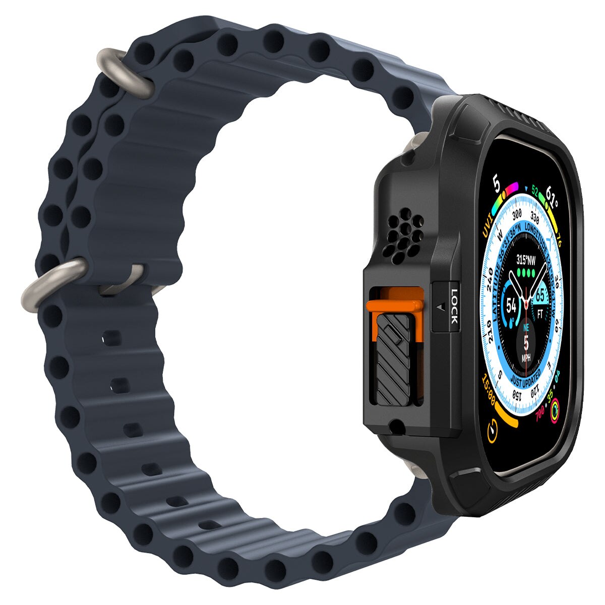 Cover Lock Fit Apple Watch Ultra 2 49mm Black