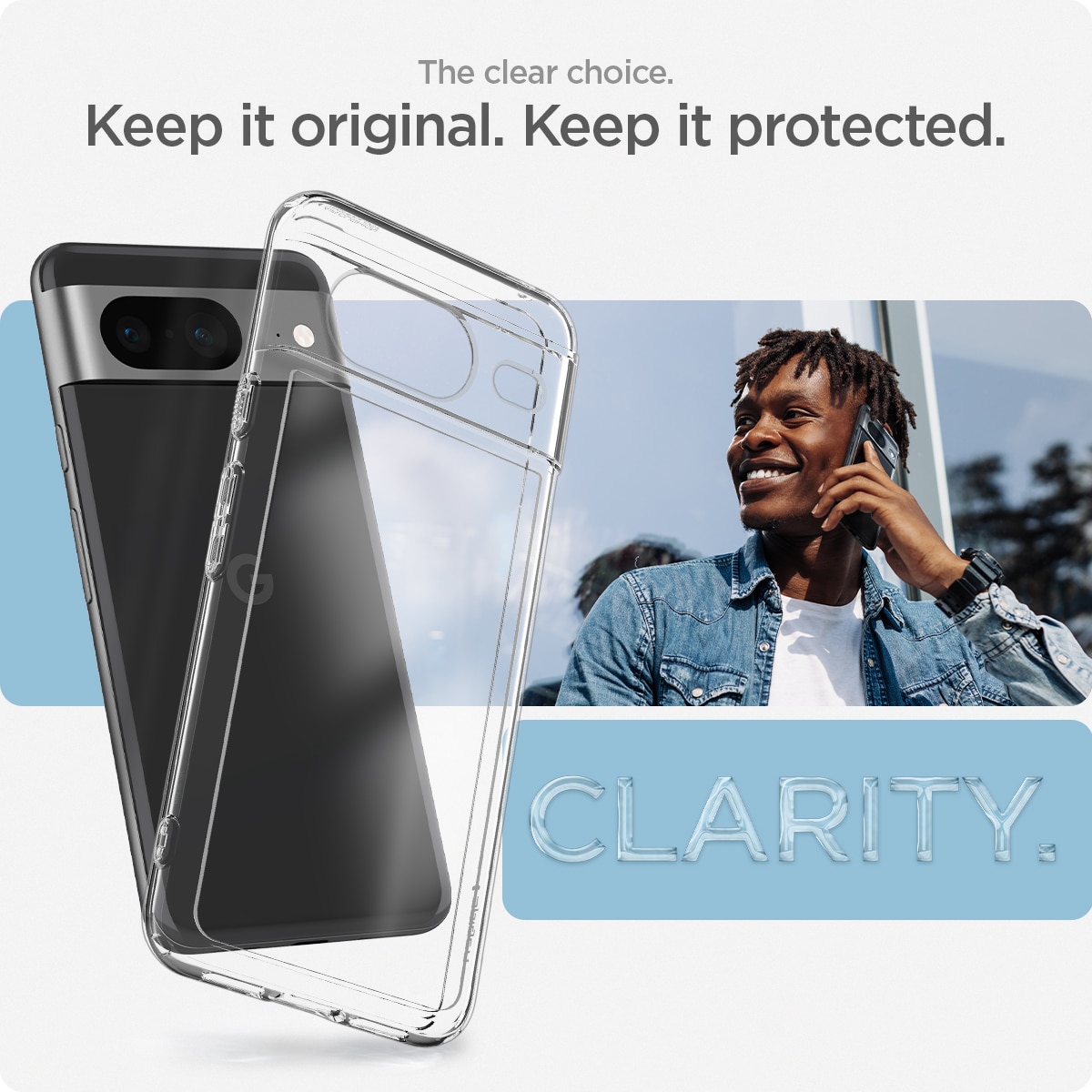 Cover Ultra Hybrid Google Pixel 8 Crystal Clear