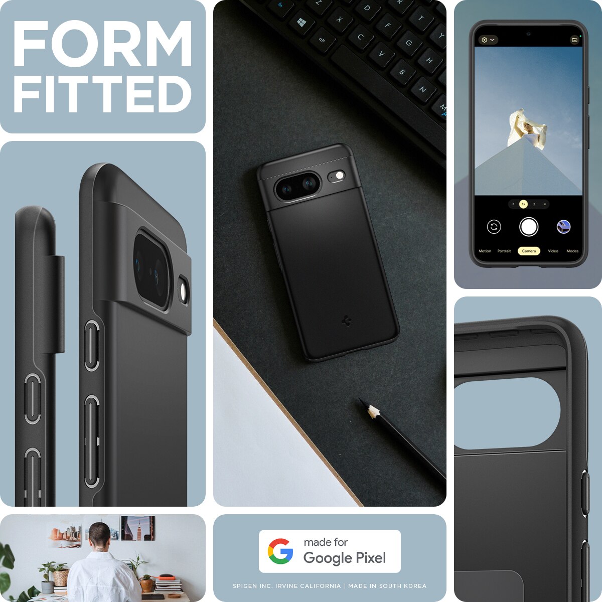 Cover Thin Fit Google Pixel 8 Black