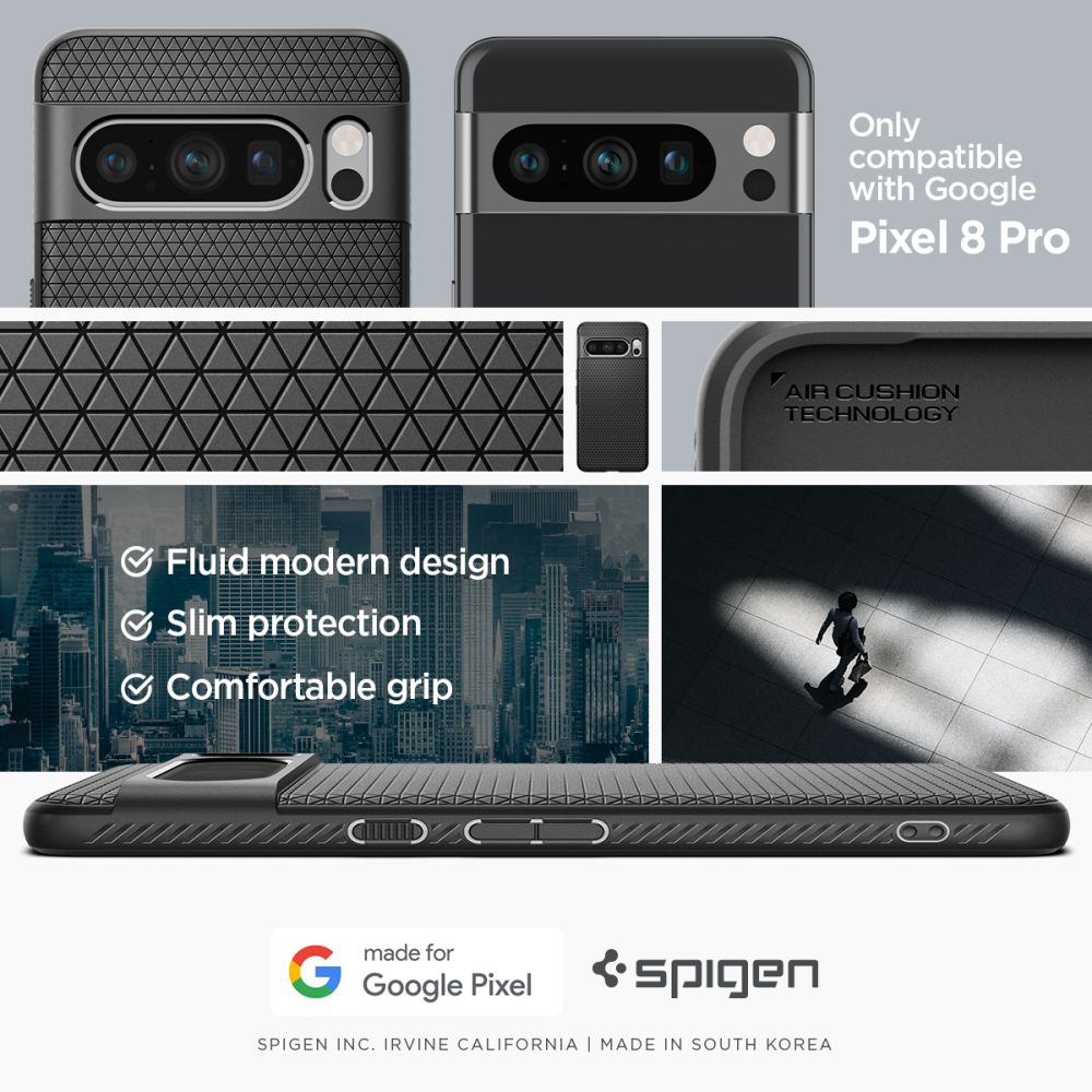 Cover Liquid Air Google Pixel 8 Pro Matte Black