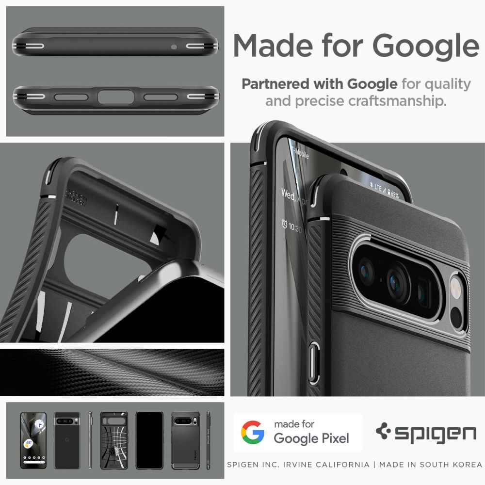 Case Rugged Armor Google Pixel 8 Pro Black