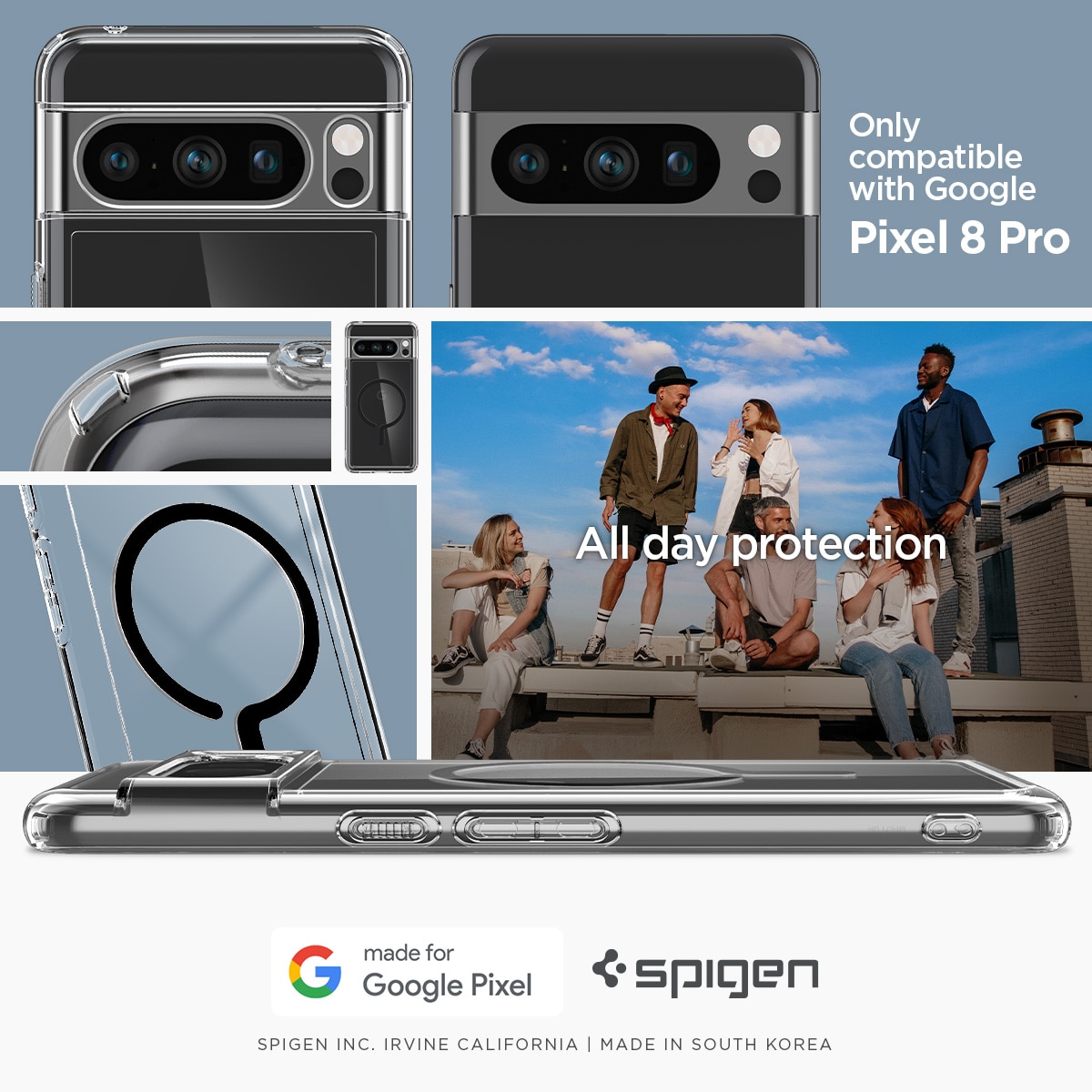 Cover Ultra Hybrid OneTap MagSafe Google Pixel 8 Pro Black