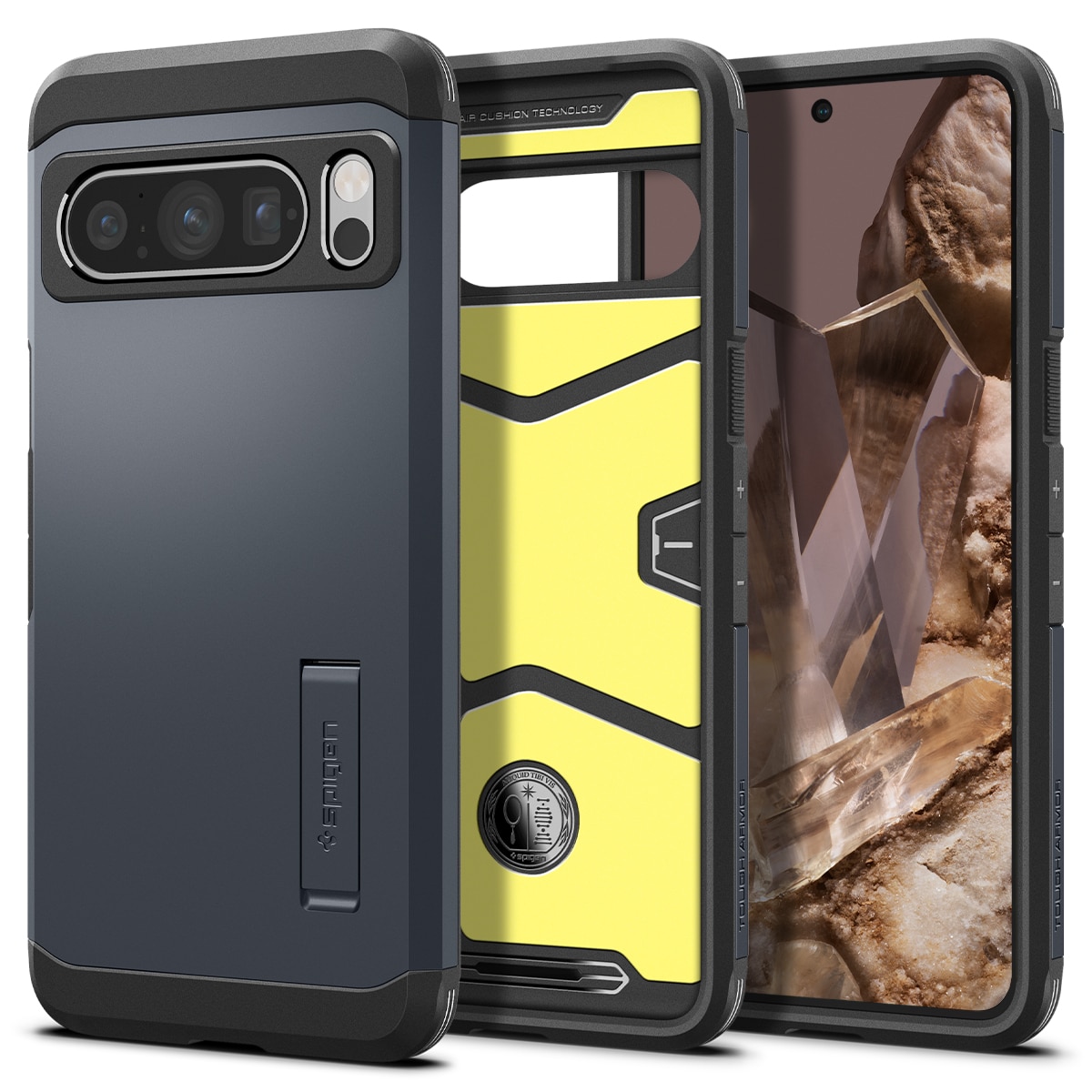 Cover Tough Armor Google Pixel 8 Pro Metal Slate