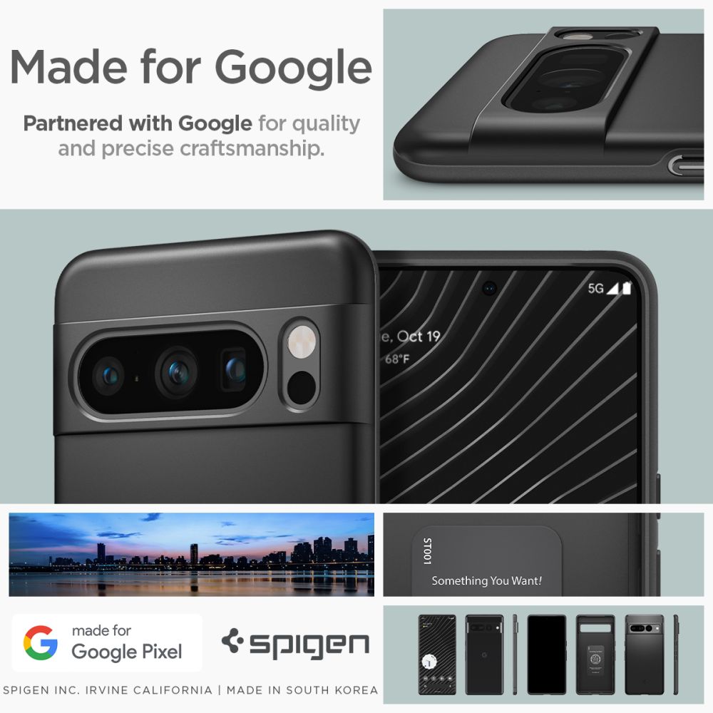 Cover Thin Fit Google Pixel 8 Pro Black