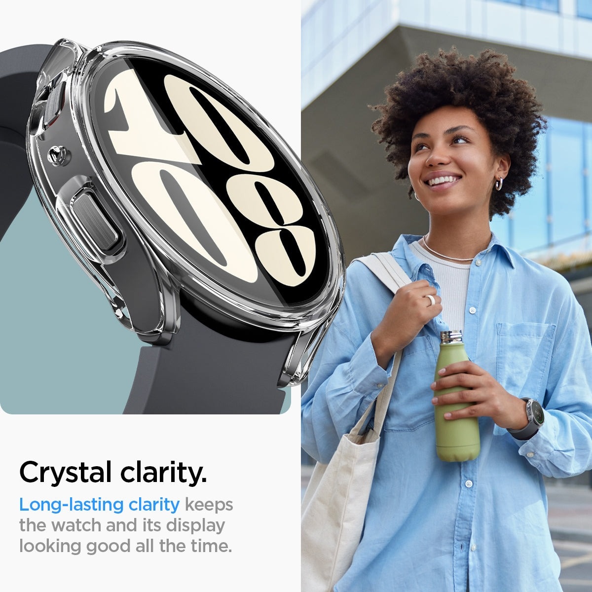 Cover Ultra Hybrid Samsung Galaxy Watch 6 40mm Crystal Clear