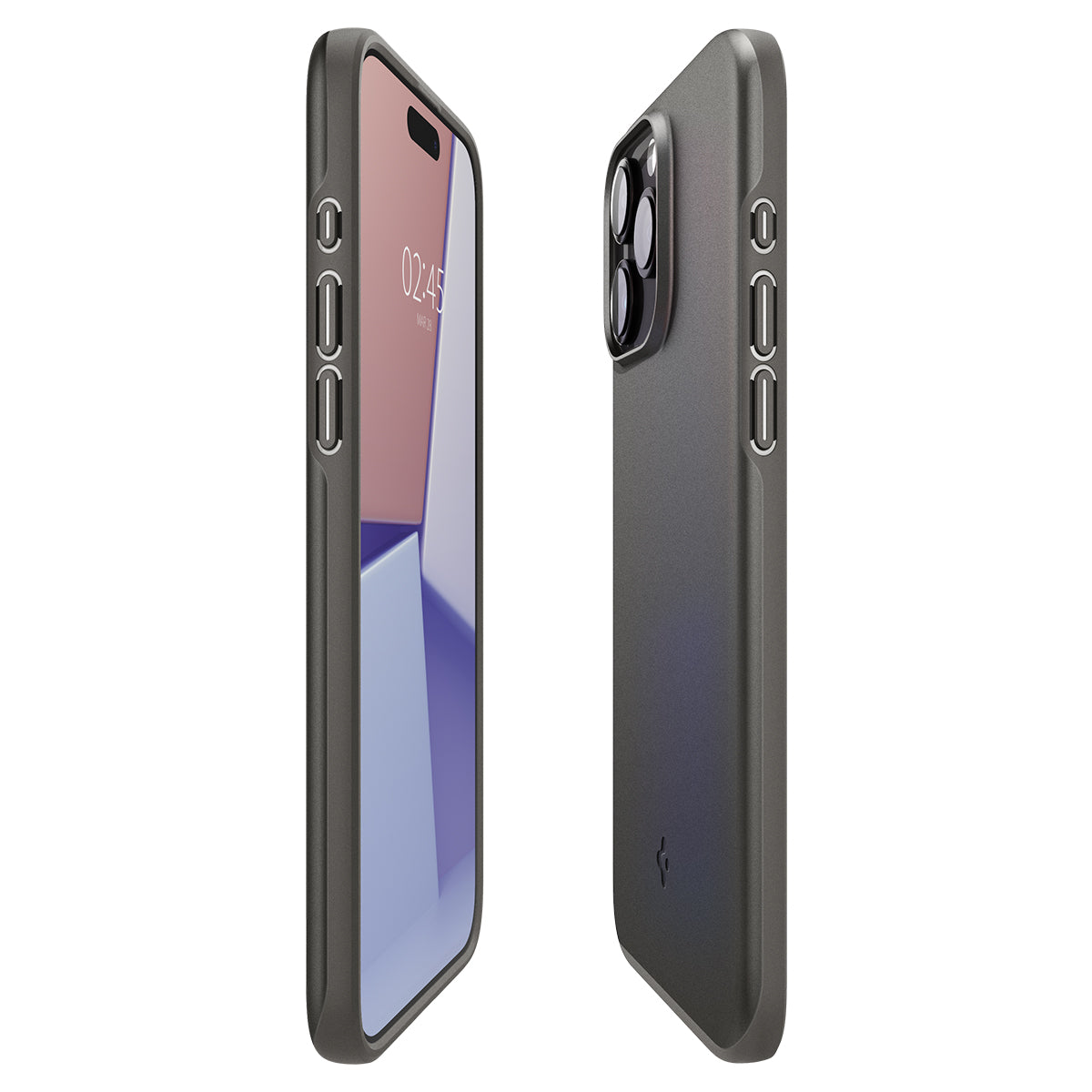 Cover Thin Fit iPhone 15 Pro Max Gunmetal