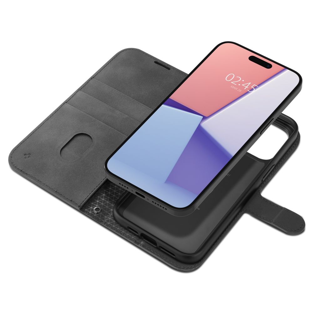 Custodia Wallet S Pro iPhone 15 Pro Max Black