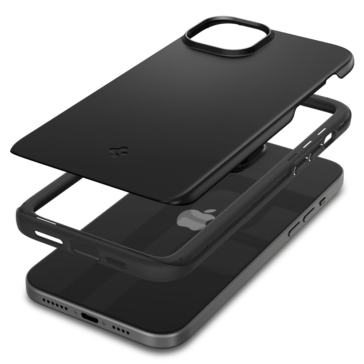 Cover Thin Fit iPhone 15 Plus Black