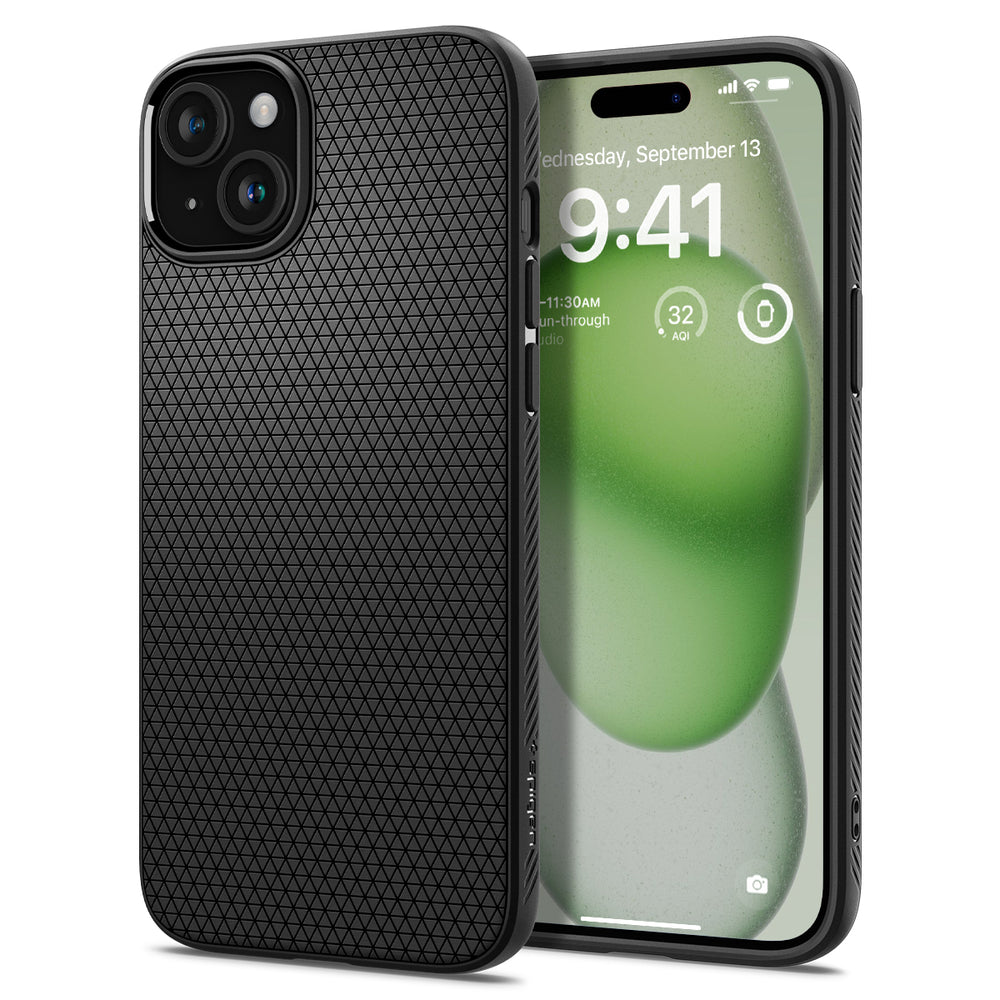 Cover Liquid Air iPhone 15 Plus Black