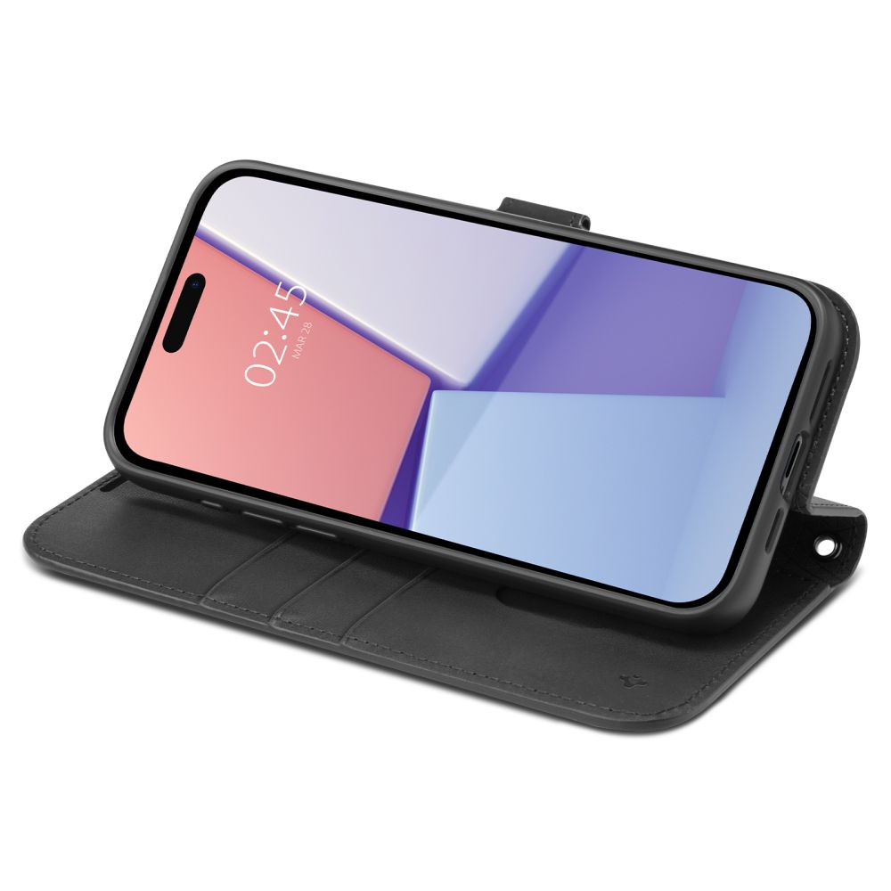 Custodia Wallet S Pro iPhone 15 Pro Black