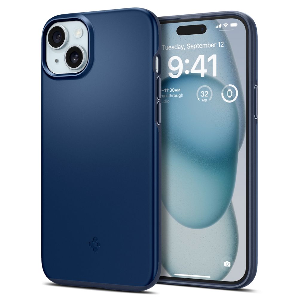 Cover Thin Fit iPhone 15 Navy Blue