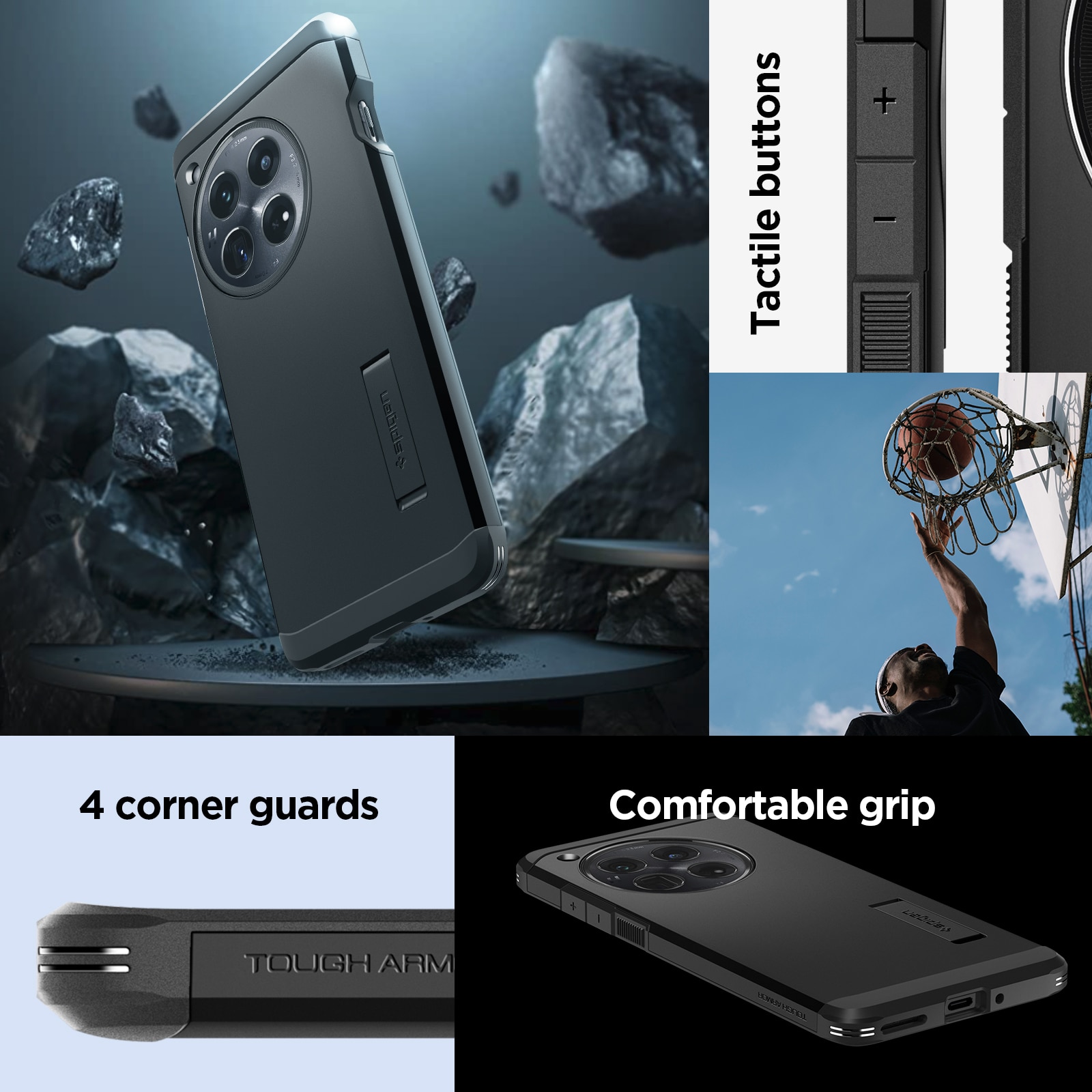 Cover Tough Armor OnePlus 12 Black