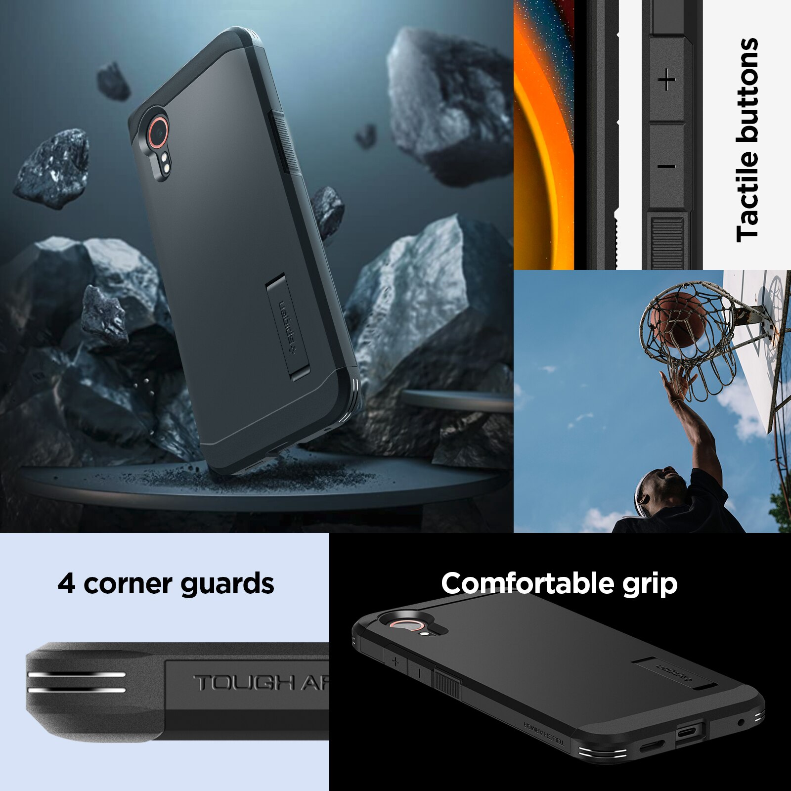 Cover Tough Armor Samsung Galaxy Xcover 7 Black