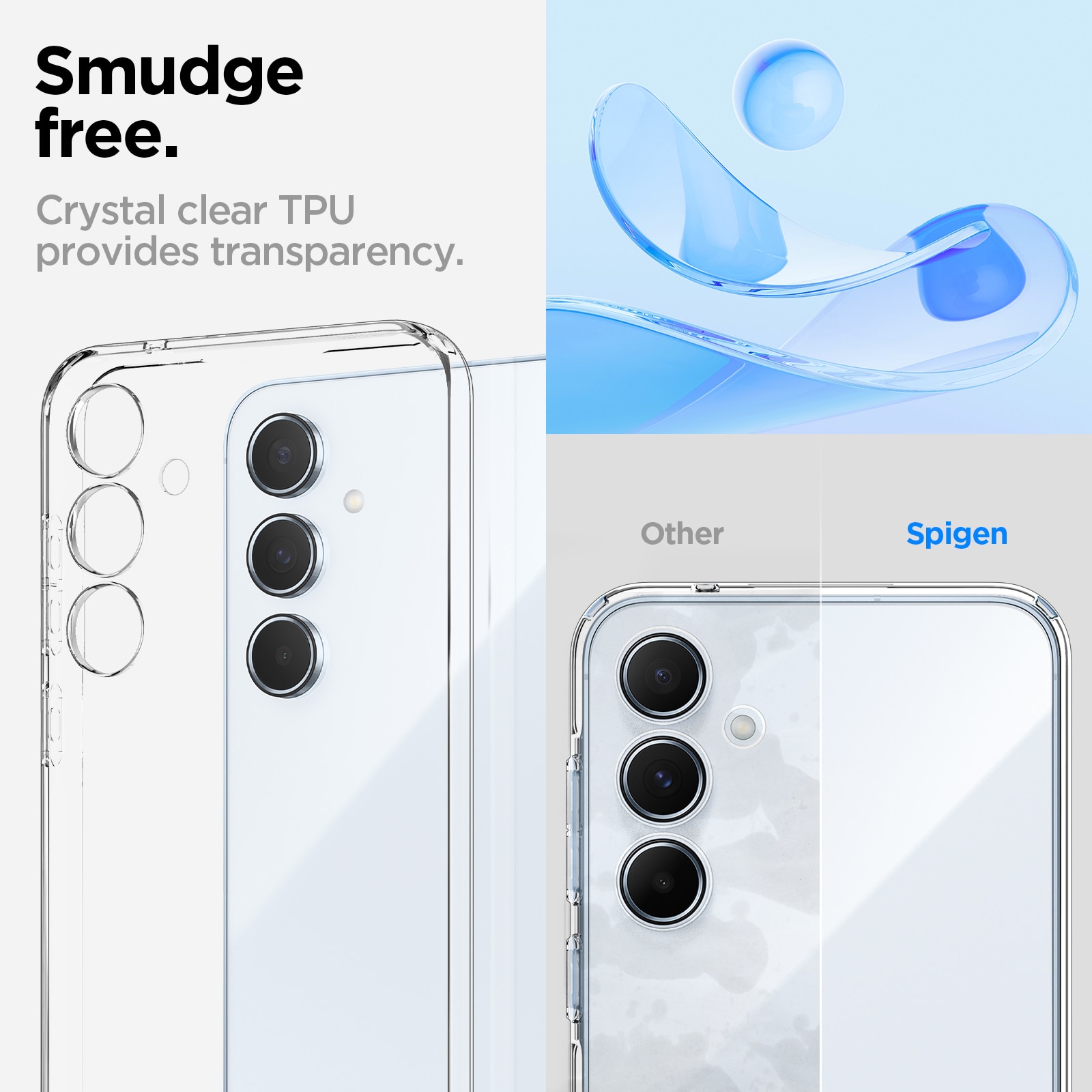 Cover Liquid Crystal Samsung Galaxy A55 Crystal Clear