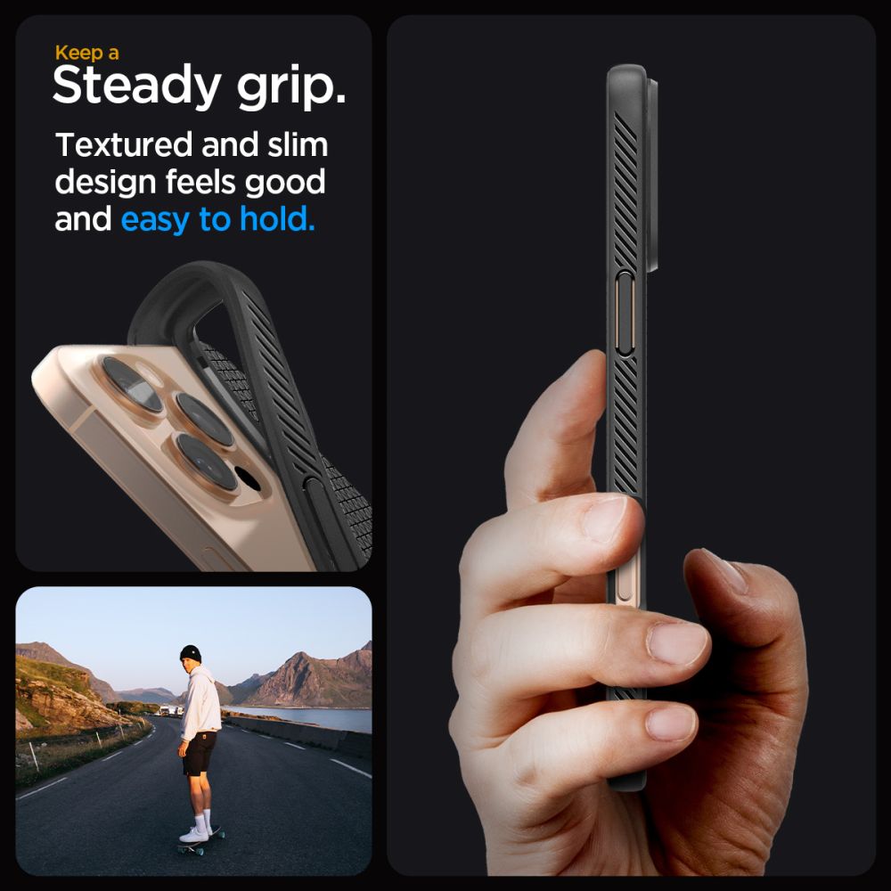 Cover Liquid Air iPhone 16 Pro Matte Black