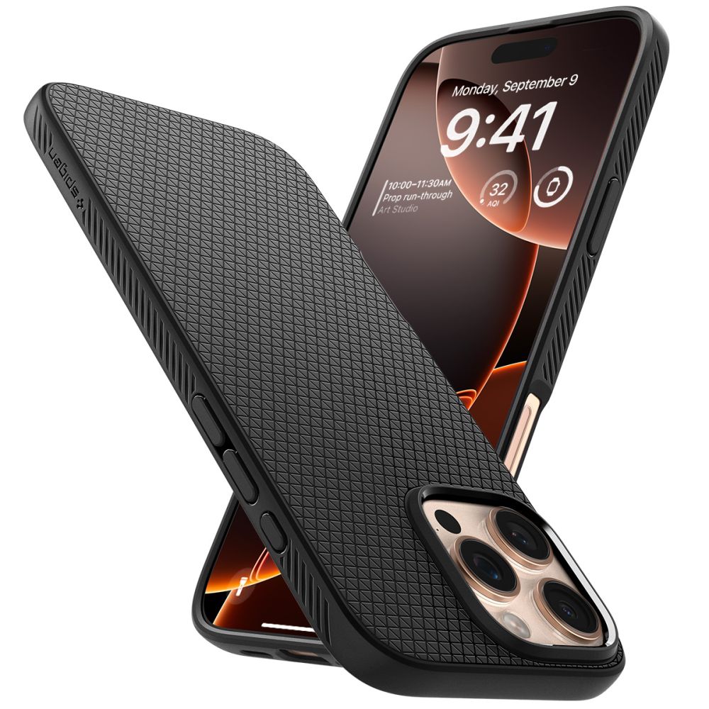 Cover Liquid Air iPhone 16 Pro Matte Black