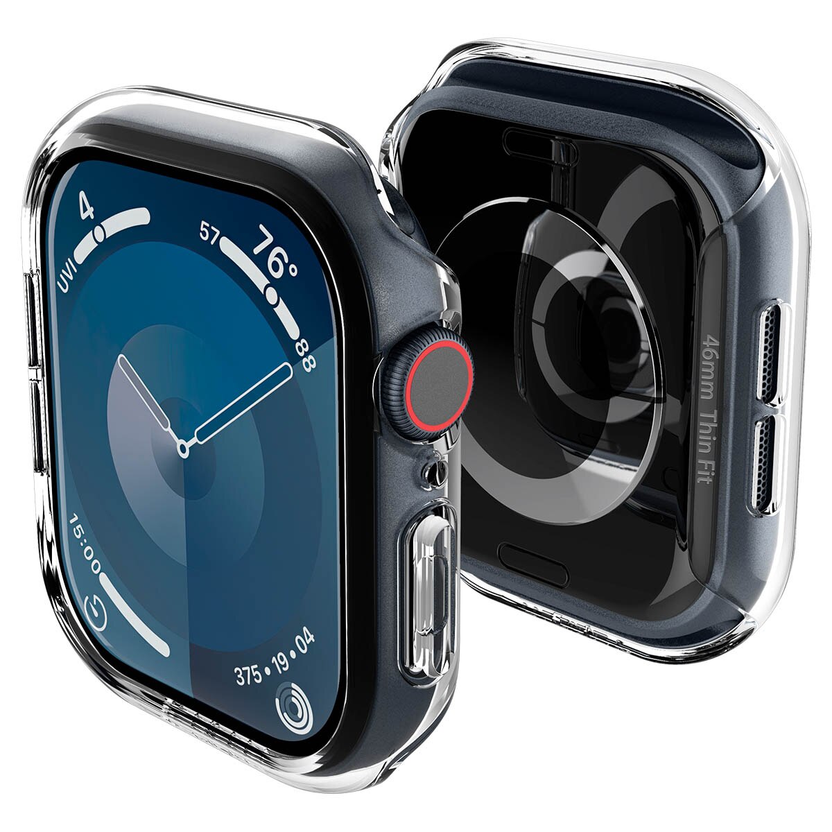 Cover Thin Fit Apple Watch Series 10 46mm Crystal Clear