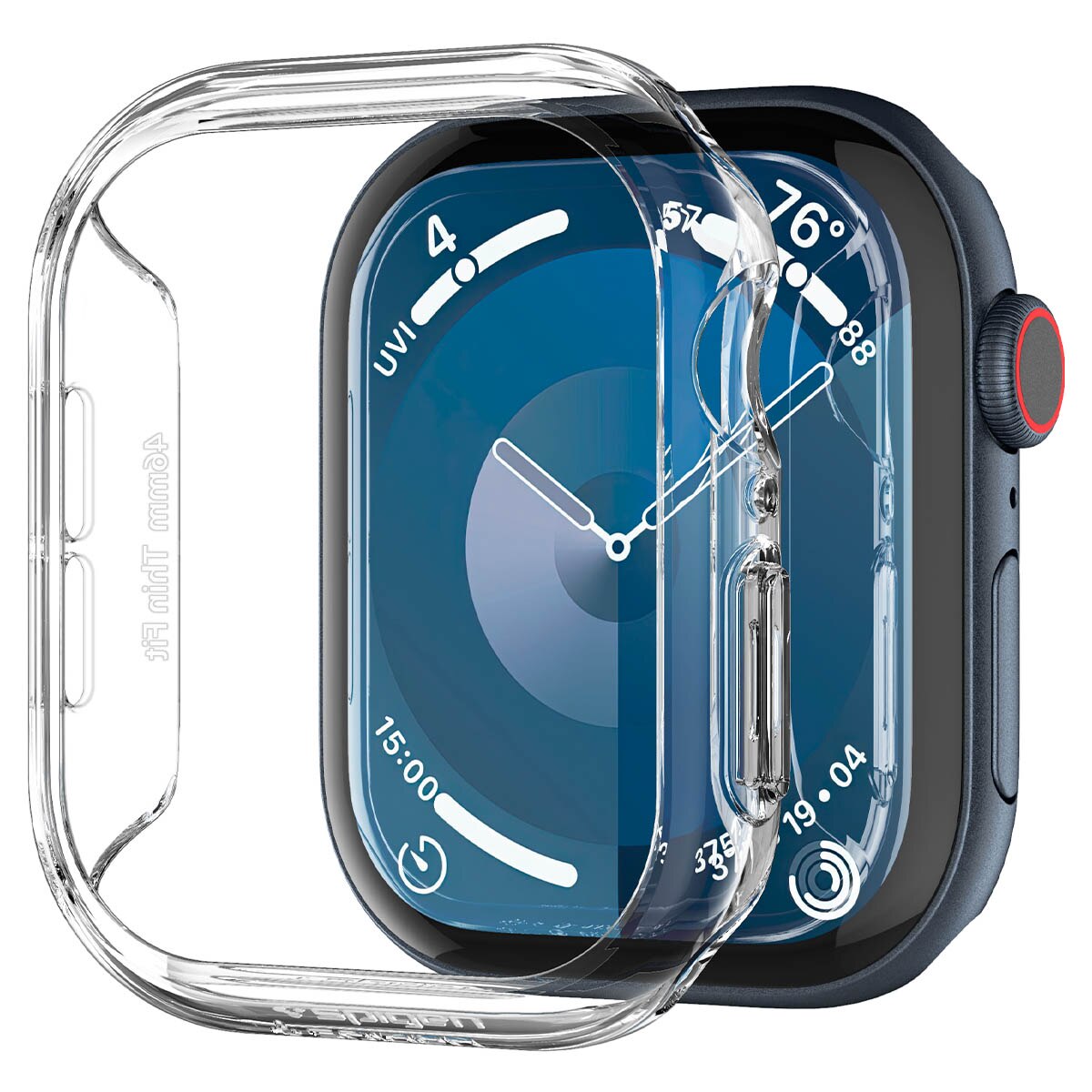 Cover Thin Fit Apple Watch Series 10 46mm Crystal Clear