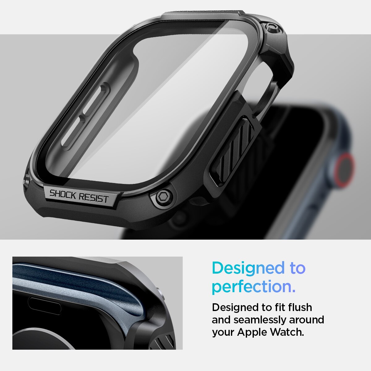 Cover Tough Armor Apple Watch Series 10 46mm Black