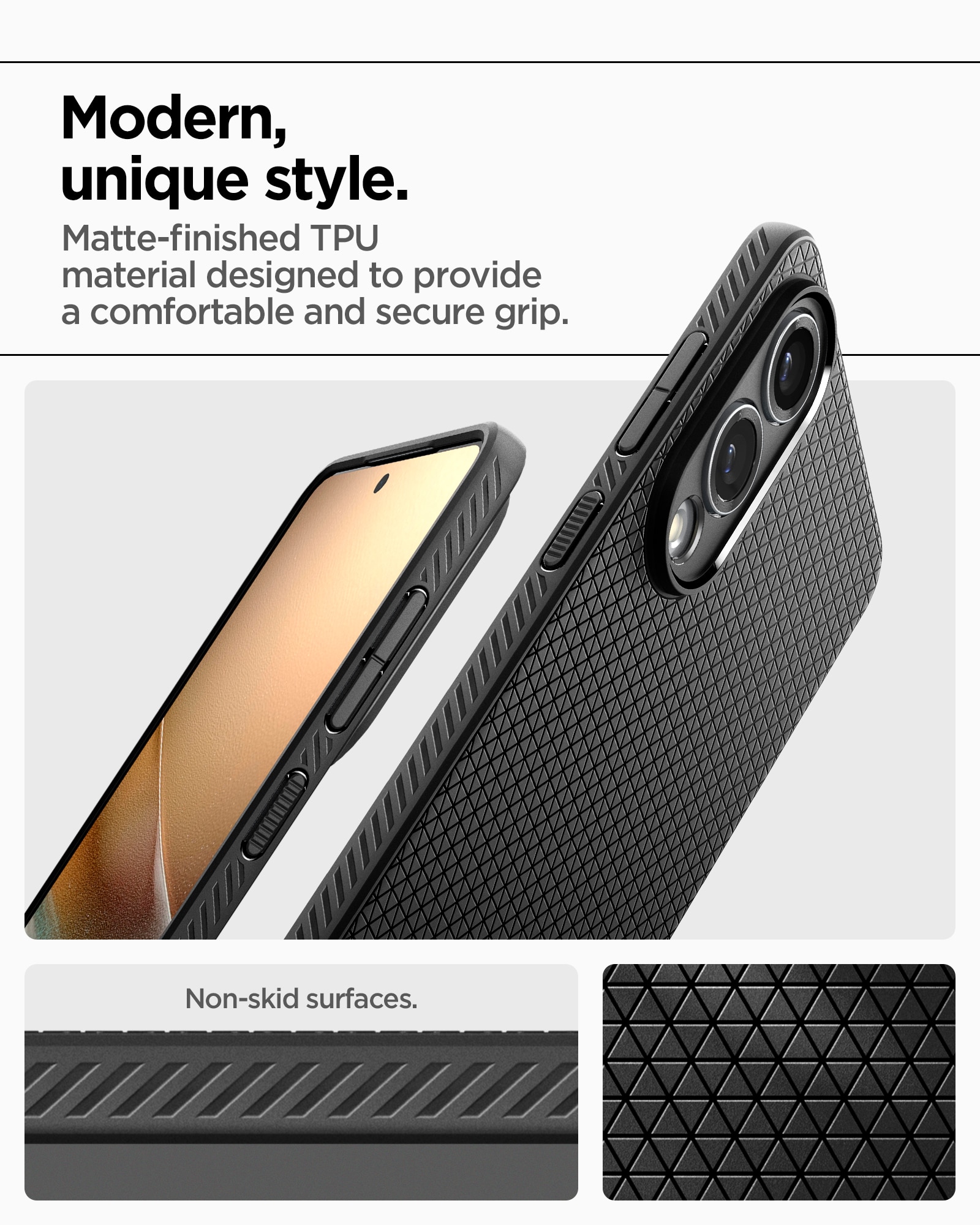 Cover Liquid Air Samsung Galaxy S25 Edge Matte Black