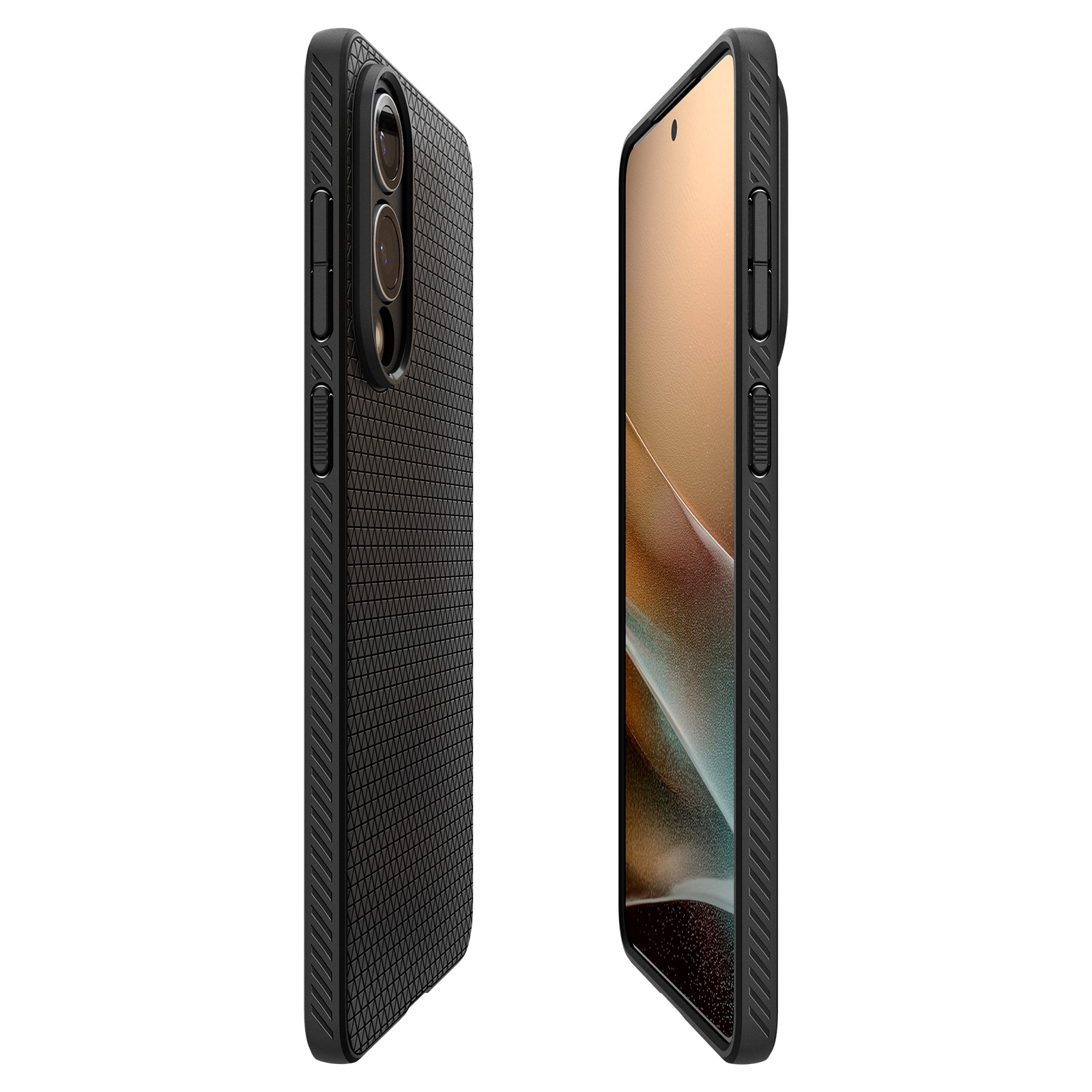Cover Liquid Air Samsung Galaxy S25 Edge Matte Black