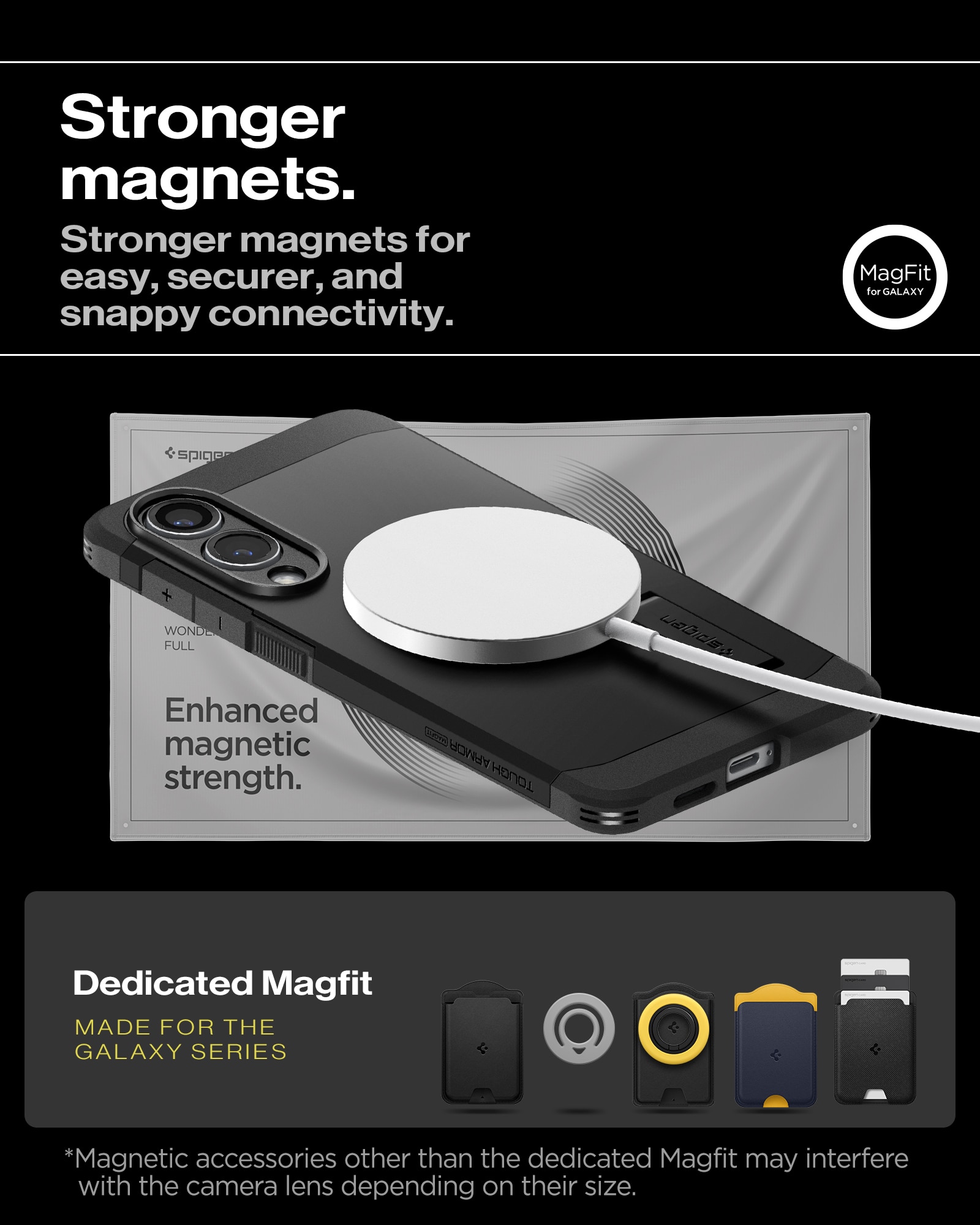Cover Tough Armor MagSafe Samsung Galaxy S25 Edge Black