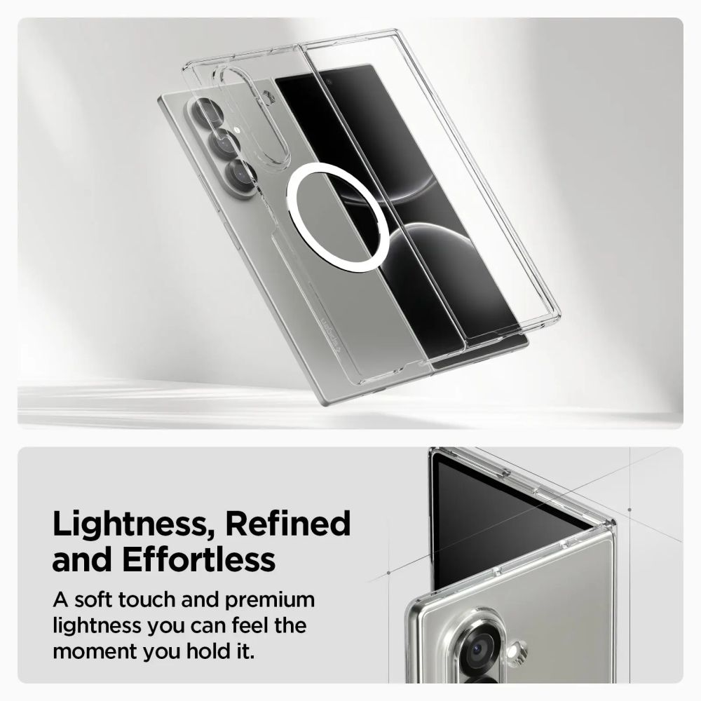 Cover AirSkin MagSafe Samsung Galaxy Z Fold 7 Clear White
