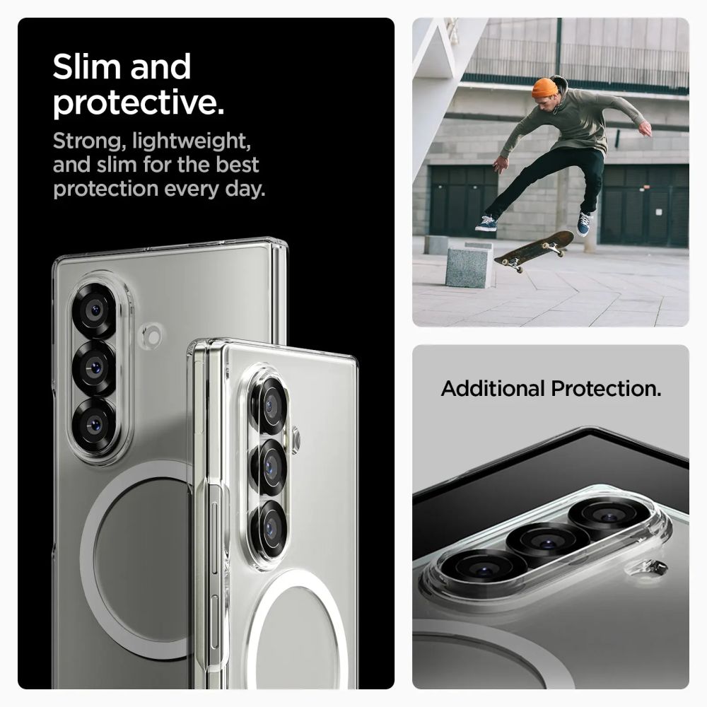 Cover AirSkin MagSafe Samsung Galaxy Z Fold 7 Clear White