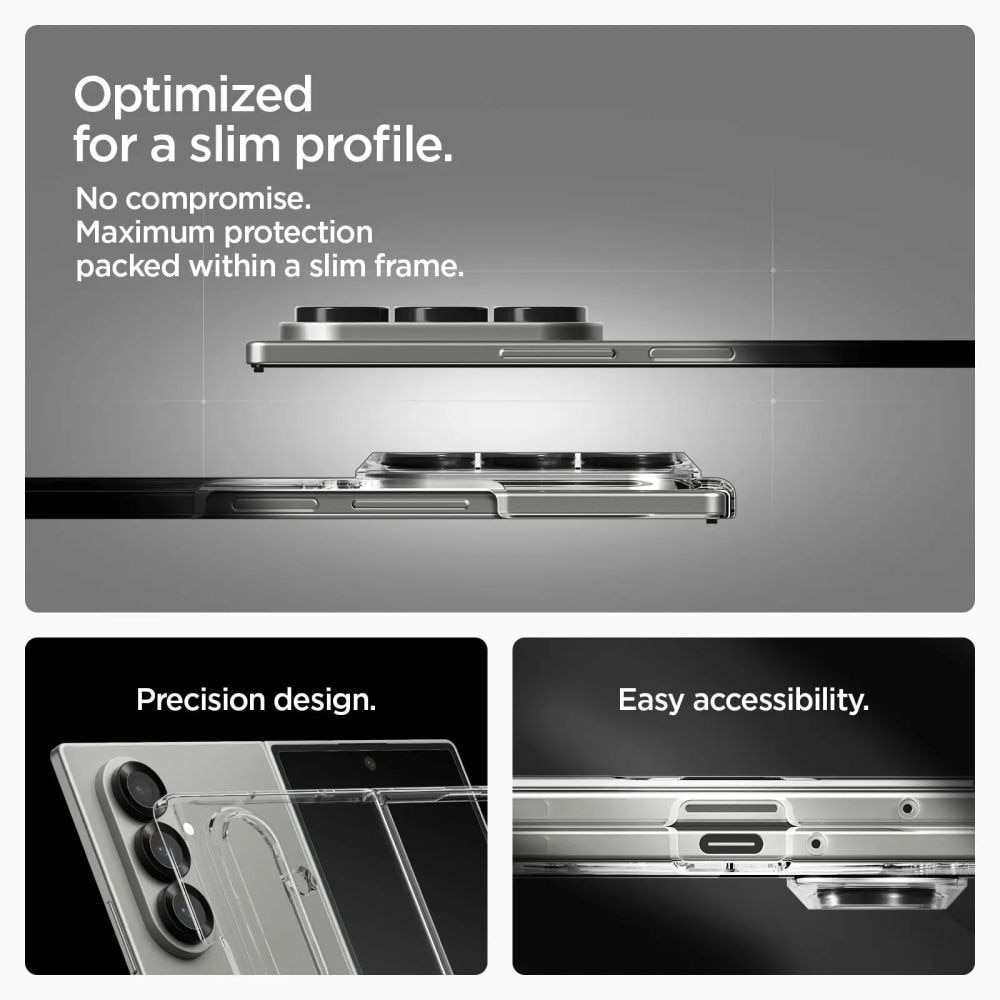 Cover AirSkin MagSafe Samsung Galaxy Z Fold 7 Clear White