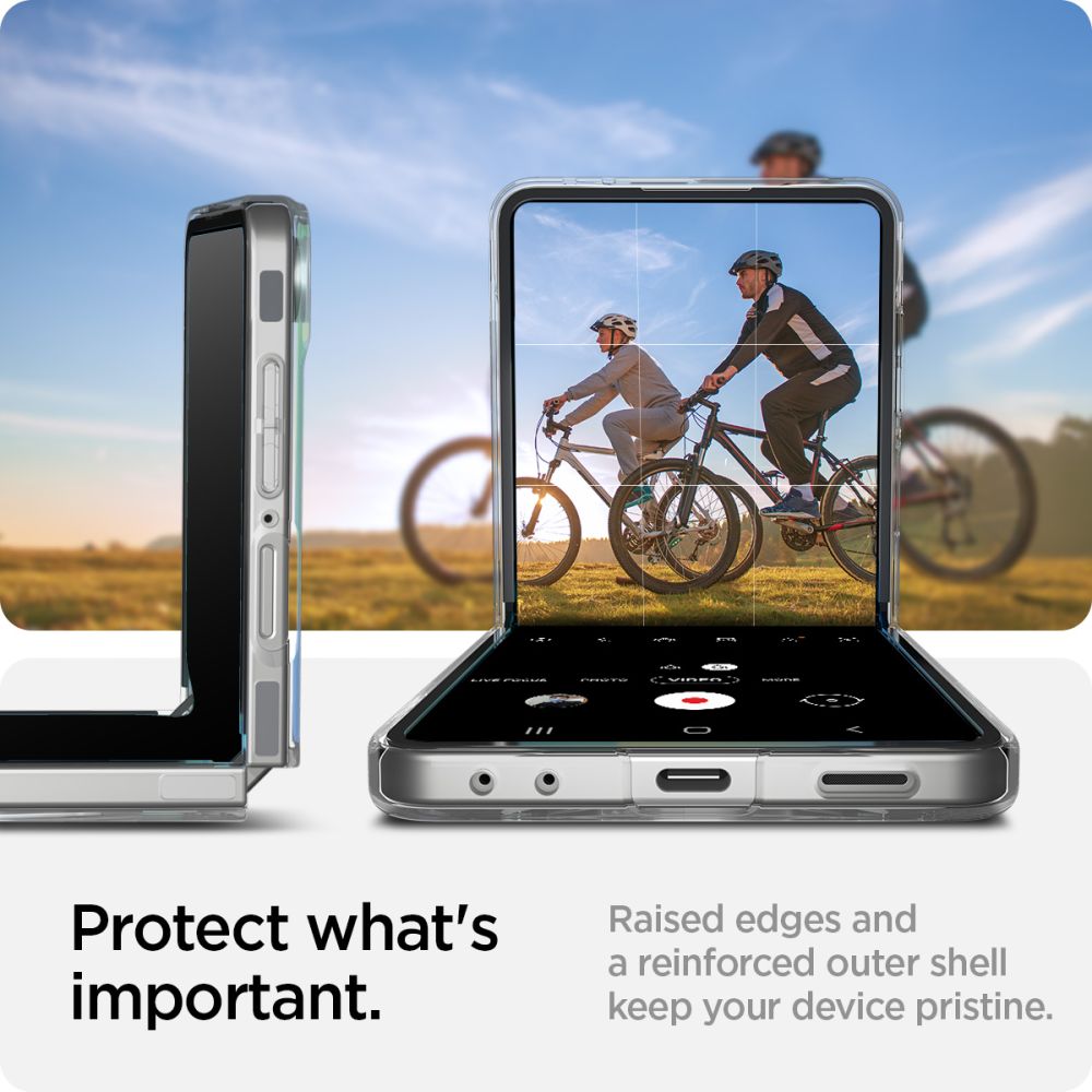 Cover AirSkin MagSafe Samsung Galaxy Z Flip 7 Clear White