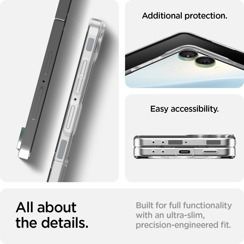 Cover AirSkin MagSafe Samsung Galaxy Z Flip 7 Clear White