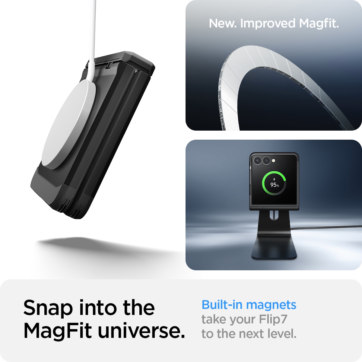 Cover Tough Armor Pro MagSafe Samsung Galaxy Z Flip 7 Black