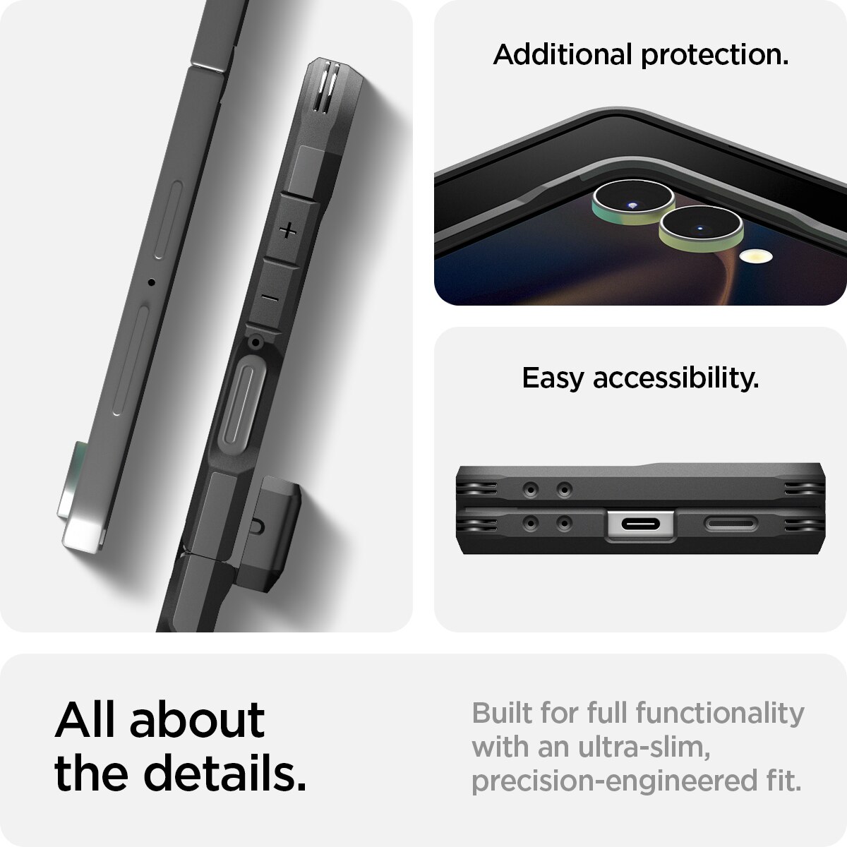 Cover Tough Armor Pro MagSafe Samsung Galaxy Z Flip 7 Black